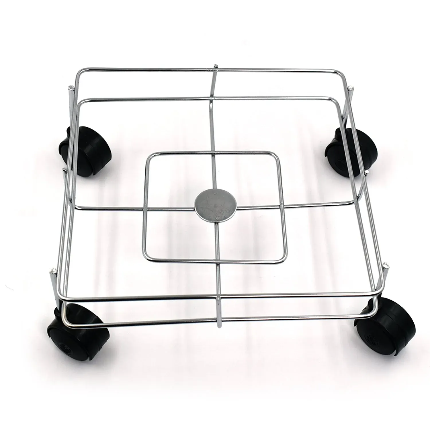 Stainless Steel Oil Stand – Square Kitchen Organizer | Indo Glow - Detailed Feature View 4