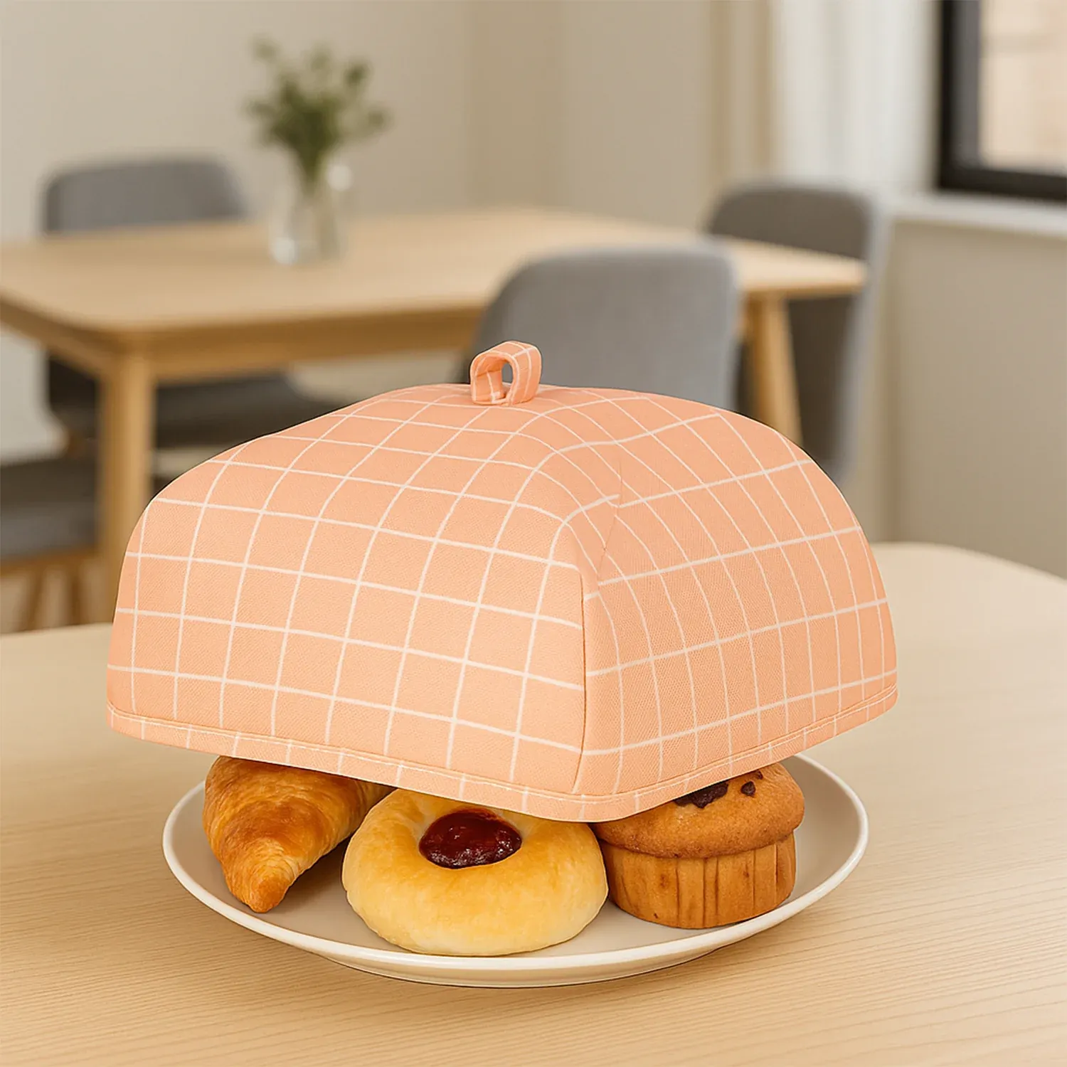 Premium Foldable Food Cover 20x20 cm for Dust & Heat Protection - Buy Online at Alikart