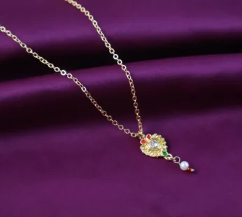 Elegant Heart Motif Pendant Necklace with Chain for Women