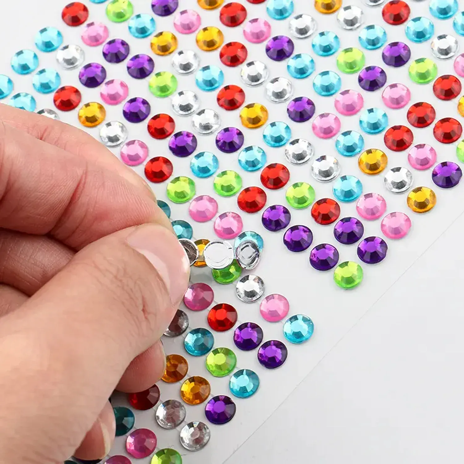 Self Adhesive Crystal Stickers for Art, Craft & Jewelry Decor - Detailed Feature View 4