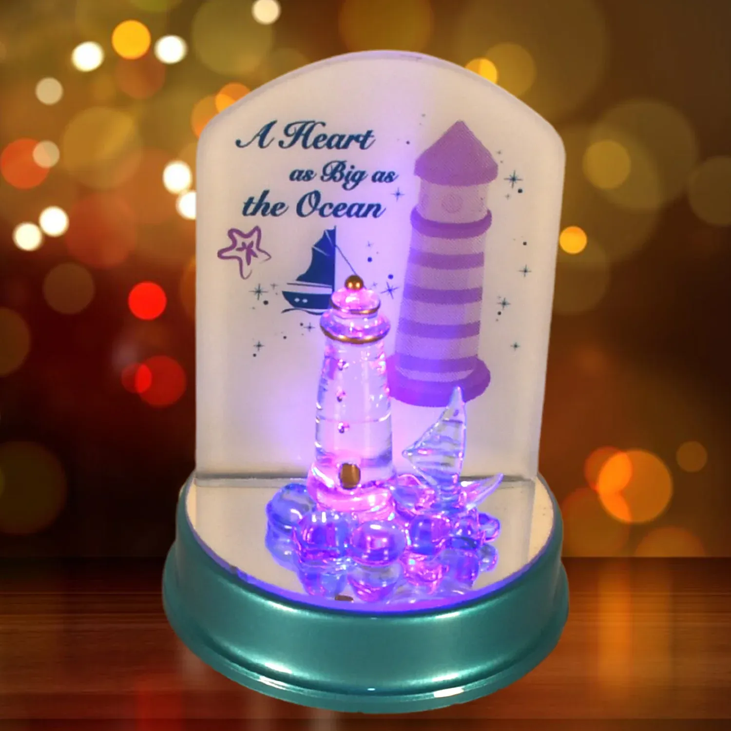 Cute Cartoon Lovely Gift Night Light, Multi-Color Light, Showpiece Valentine's Day Gift, Cute Anniversary, Wedding, Birthday, Unique Gift, Home Decoration Gift, Battery Operated (3 Battery Included) - Detailed Feature View 4
