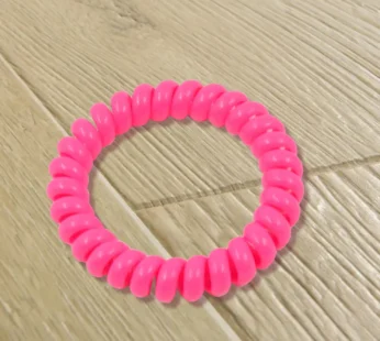 Telephone Wire Hair Bands Pack of 100 – Soft & Stretchy Hair Ties
