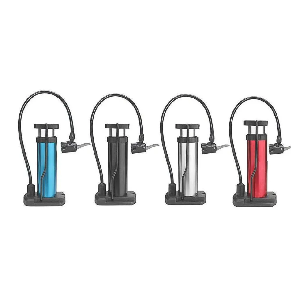 Portable Mini Foot Pump for Bicycle, Bike & Car - Up to 120 PSI - Detailed Feature View 3