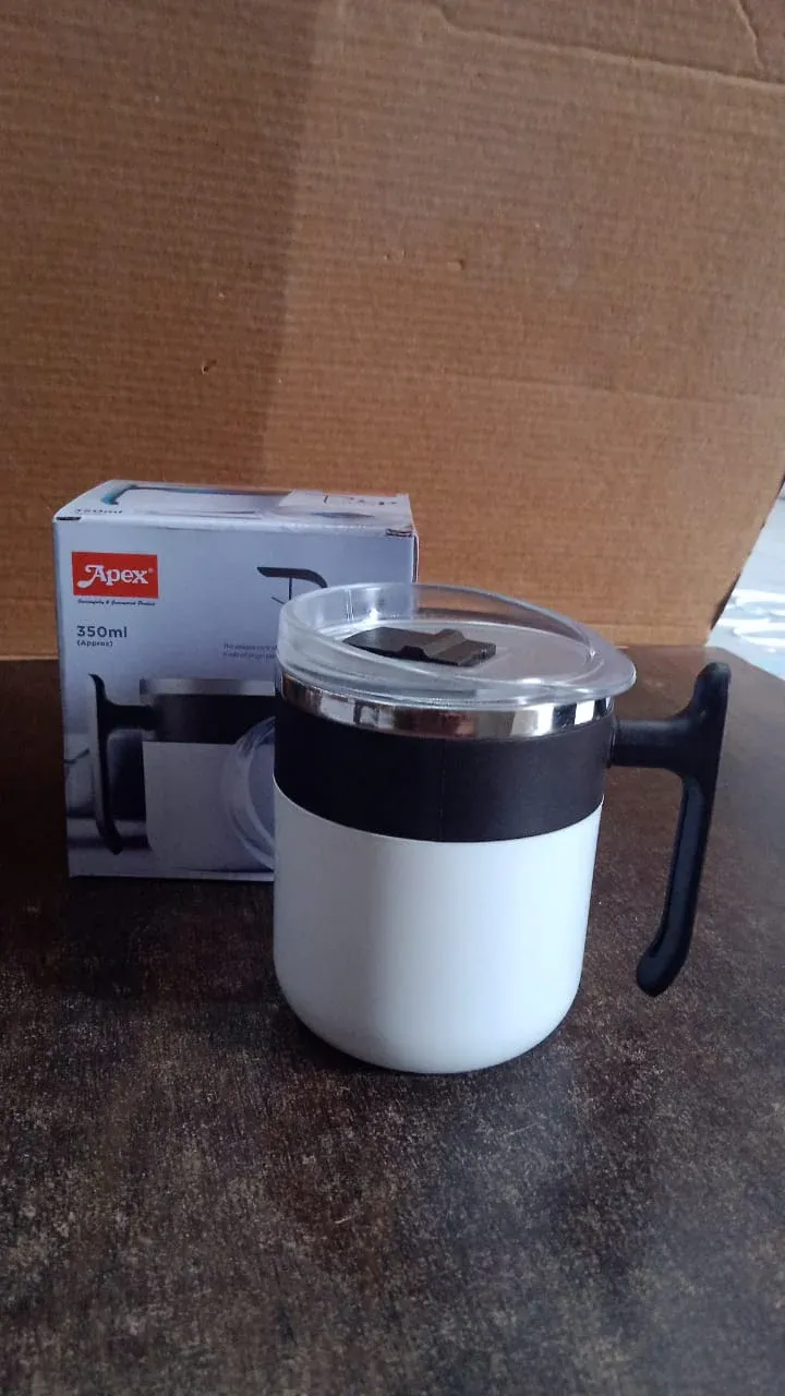 Insulated Mug – 350ml Stainless Steel, Spill-Resistant - Detailed Feature View 7