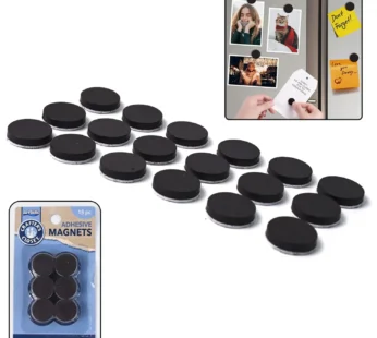 Magnets with Adhesive Backing Magnetic Tape Magnet Strips (18 Pcs Set)