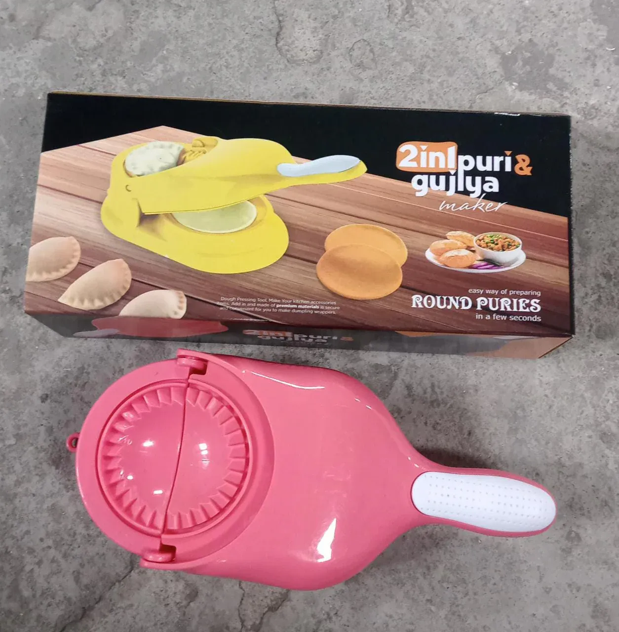 2-in-1 Dumpling Press Mould for Gujiya & Momos - Detailed Feature View 10