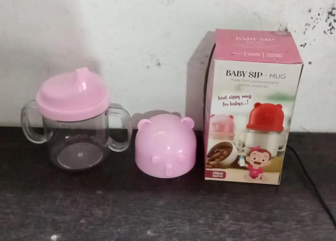 Baby Milk Sippy Mug – Leakproof Lightweight Nursing Cup for Kids (250 Ml / 1 Pc) - Detailed Feature View 9