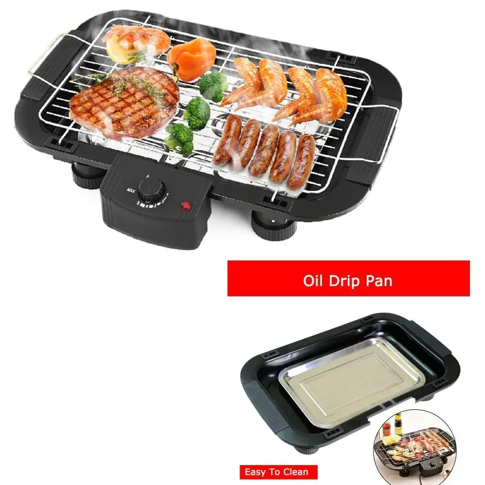 Smokeless Electric Indoor Barbecue Grill, 2000w - Detailed Feature View 2