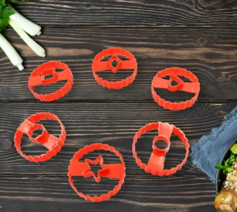 Plastic Easter Cookie Cutter Set – 6-Piece Baking Tools