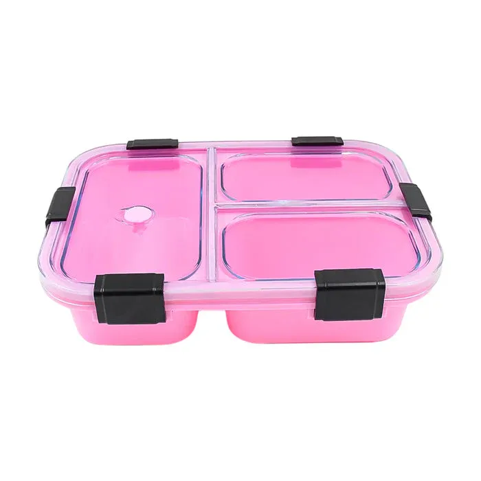 Customized Insulated Lunch Box – 3 Compartment | CustomSpot - Detailed Feature View 5