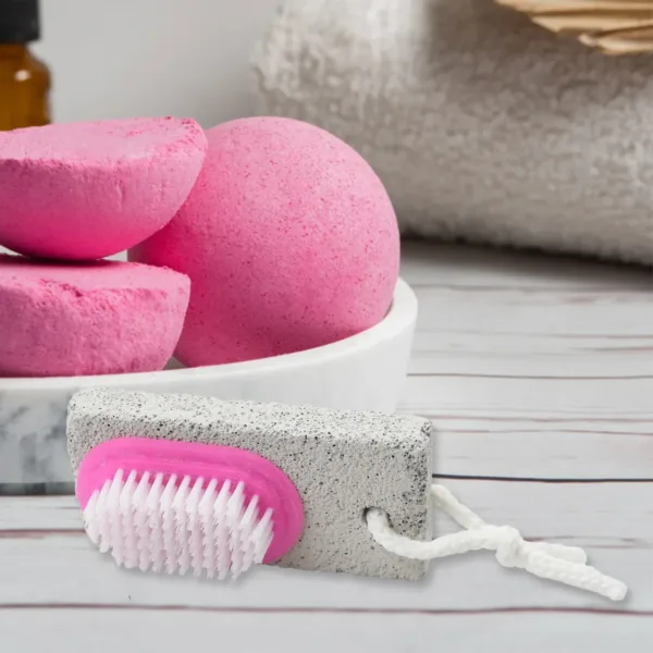 Pumice Stone Foot Scrubber – Dual-Action Brush | XcelCraft