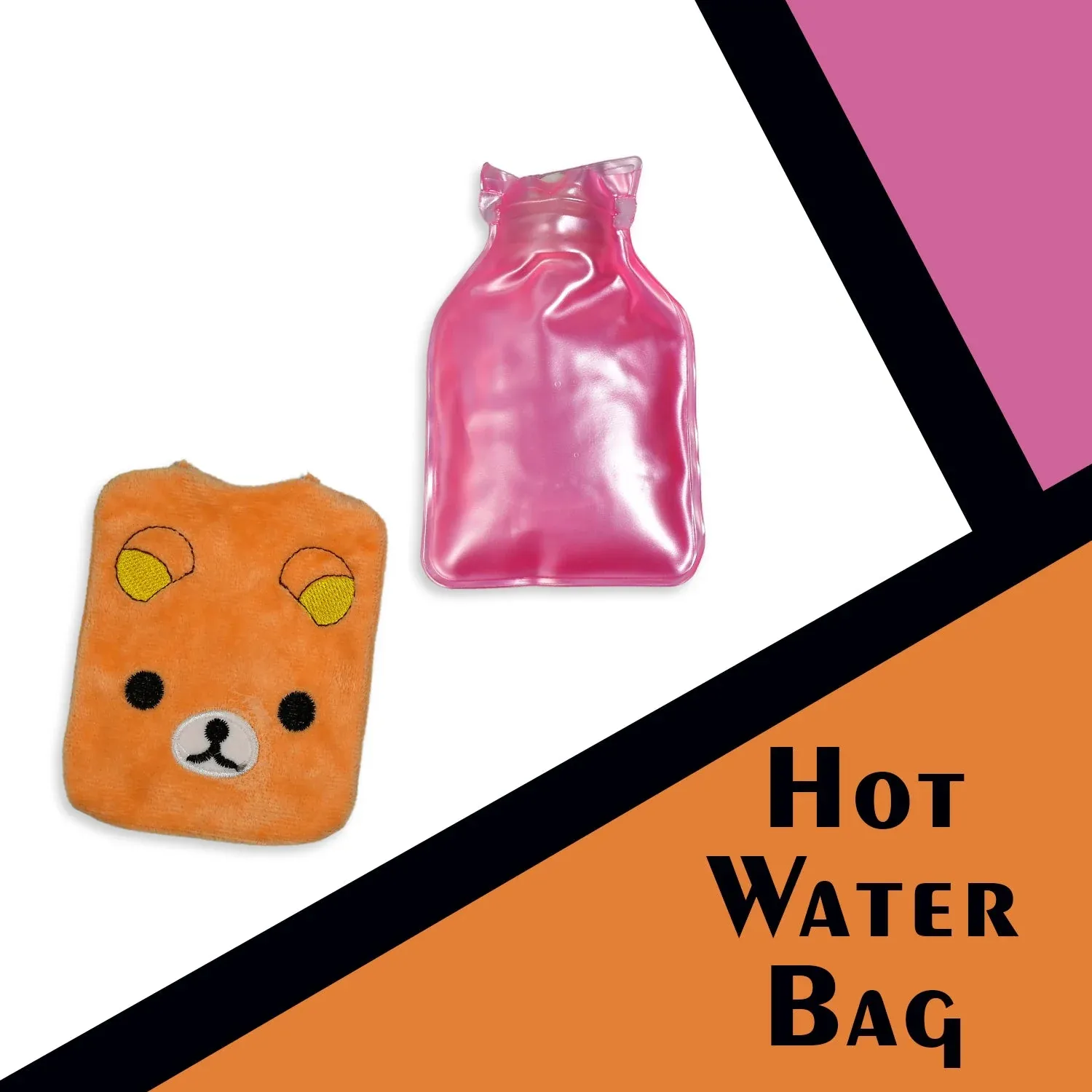 Hot Water Bag for Pain Relief – Soft Cover & Portable Design - Detailed Feature View 3