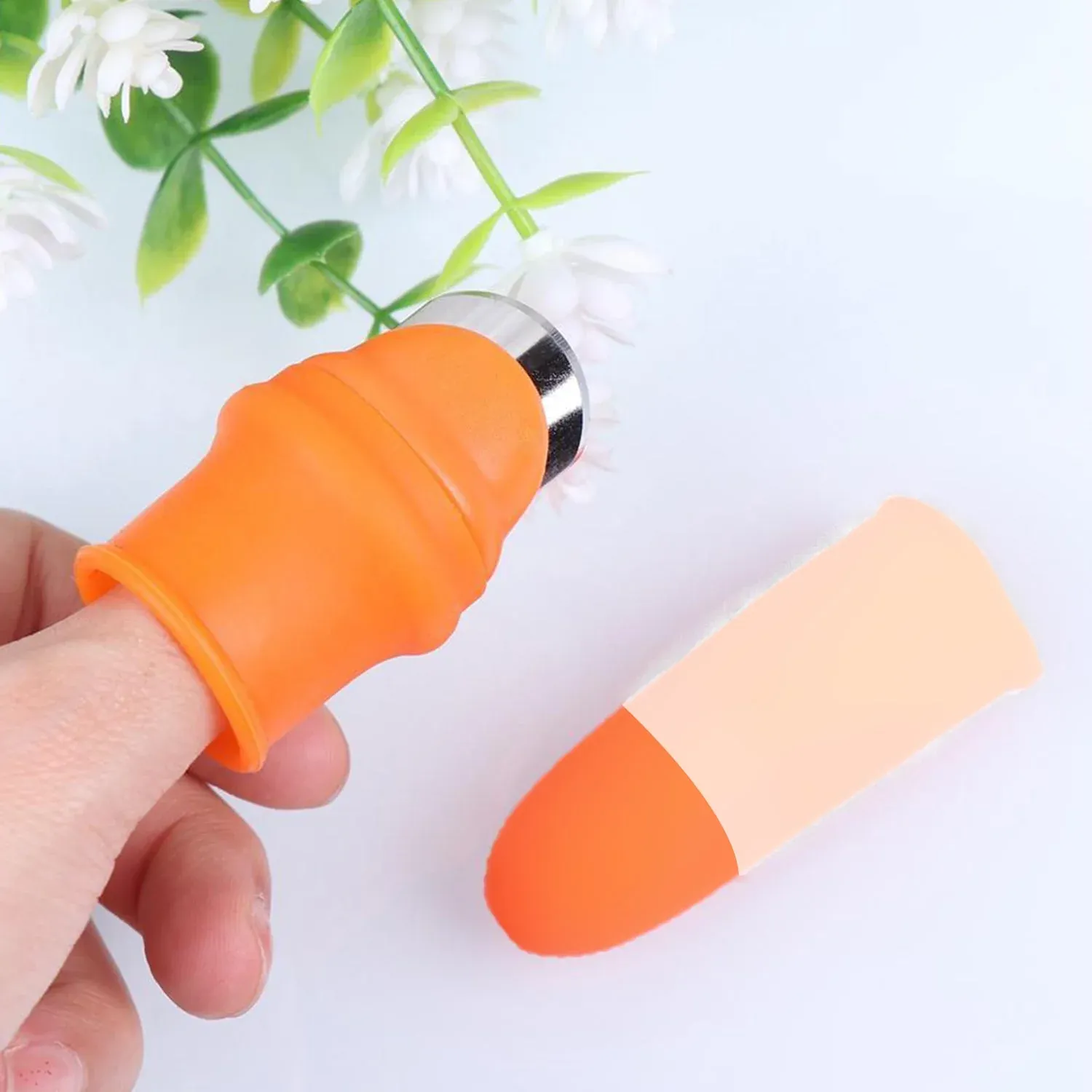 Premium Vegetable Thumb Cutter – Safe & Easy Kitchen Tool | Quickslice - Buy Online at Alikart