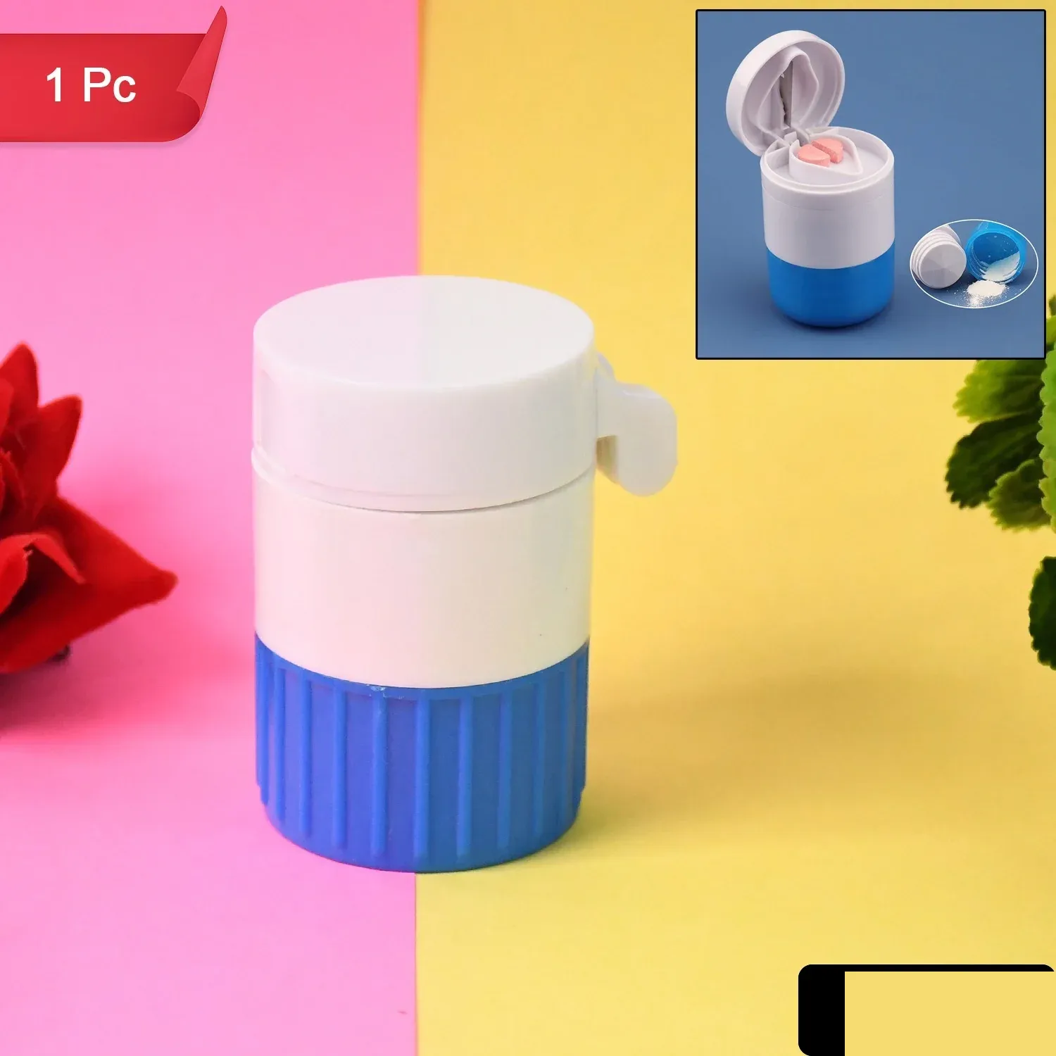 Premium Medicine Cutter – 4-in-1 Pill Crusher & Storage | Organivo - Buy Online at Alikart