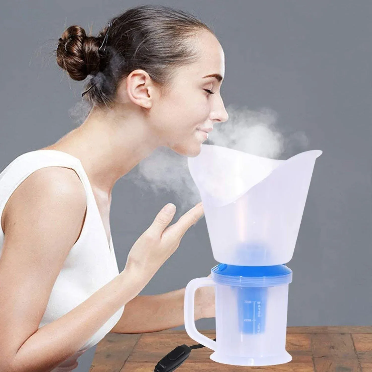 Premium 3 in 1 Steam Inhaler – Cold, Cough & Respiratory Relief | VelvaBloom - Buy Online at Alikart