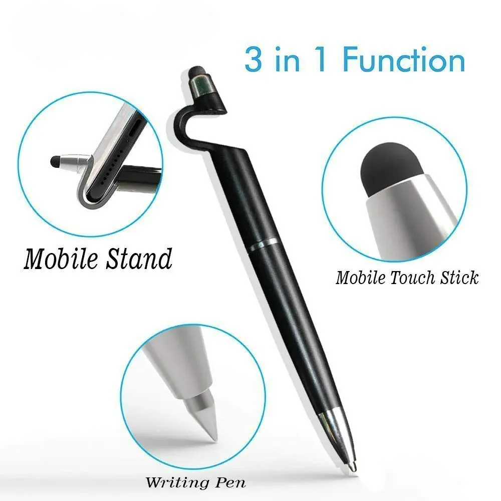 3-in-1 Stylus Pen with Mobile Stand and Ink Pen - Detailed Feature View 5