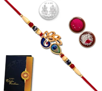 Multicolor Veera Rakhi Combo – Complete Raksha Bandhan Gift Set