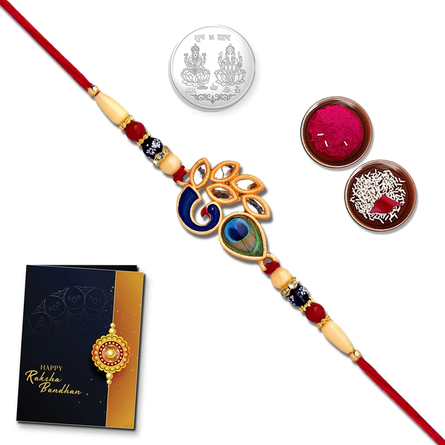 Premium Multicolor Veera Rakhi Combo – Complete Raksha Bandhan Gift Set - Buy Online at Alikart