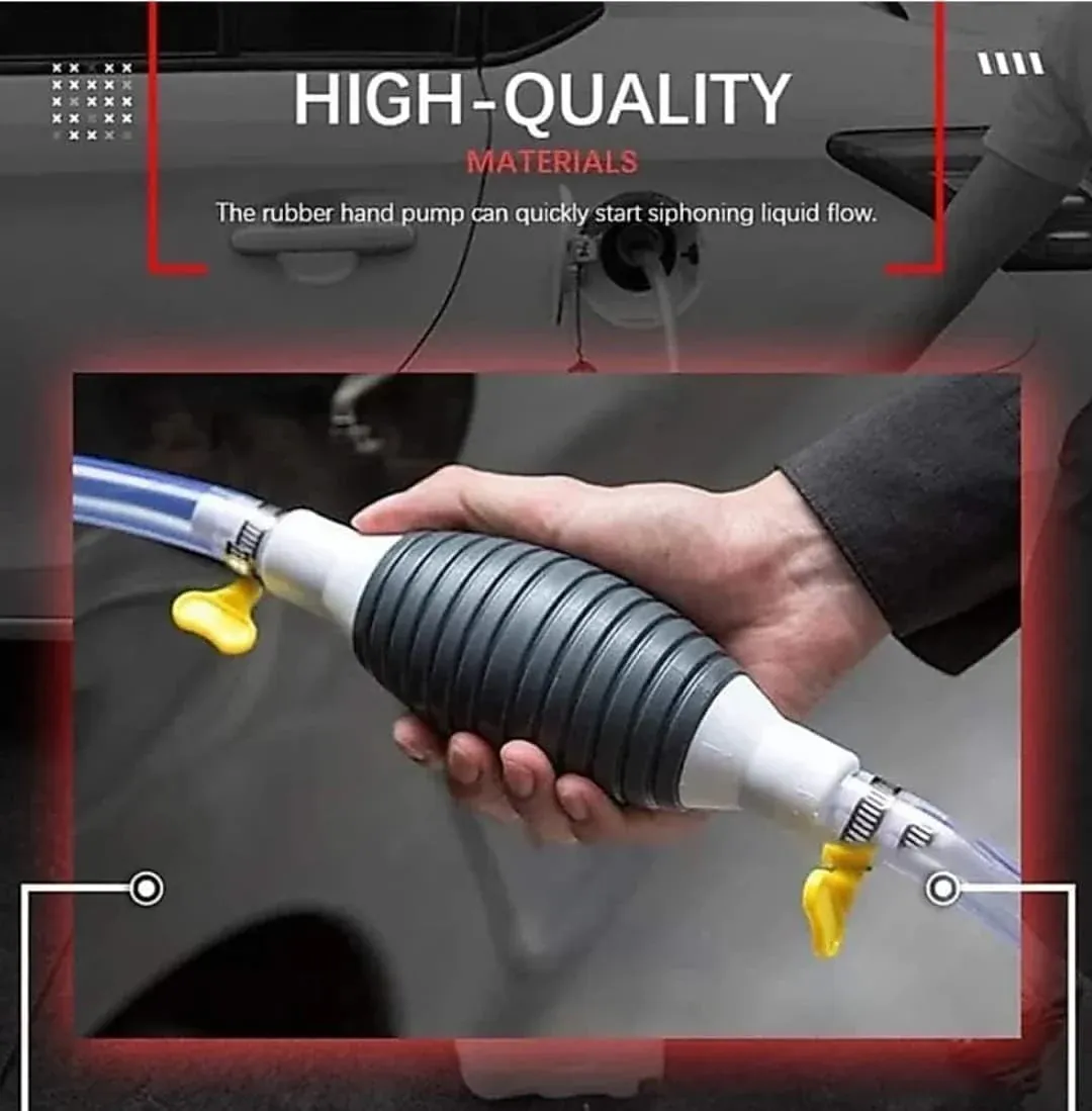 Premium Portable Manual Fuel Transfer Pump Kit for Petrol & Diesel - Buy Online at Alikart