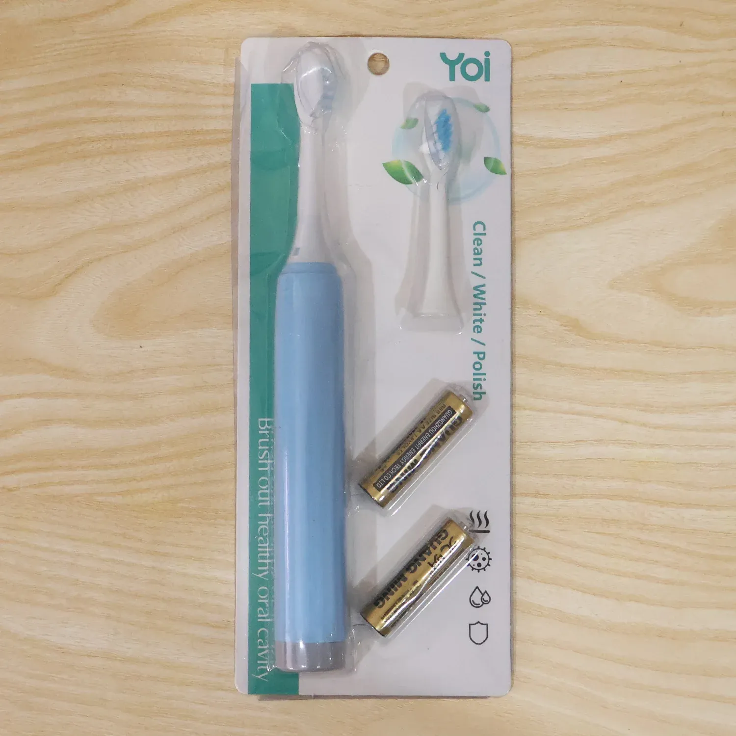 Electric Sonic Toothbrush with Extra Head & 2 AA Batteries - Detailed Feature View 8
