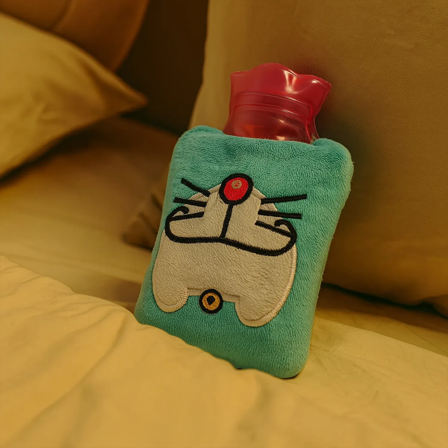 Premium Doremon Hot Water Bag – Pain Relief with Soft Cover | Velvet Wellness - Buy Online at Alikart
