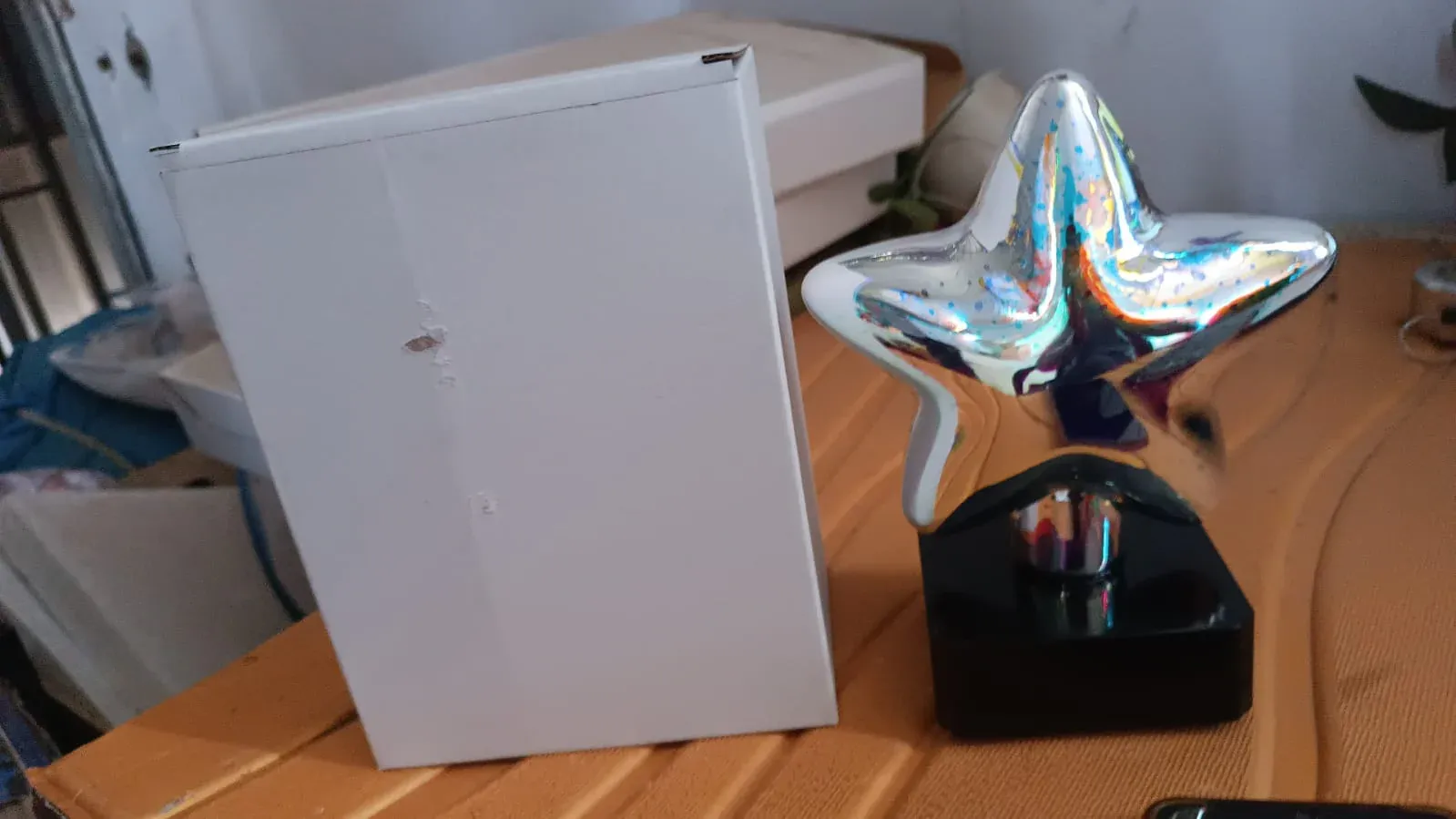 Star-Shaped 3D Illusion Decorative LED Night Lamp (1 Pc) - Detailed Feature View 6