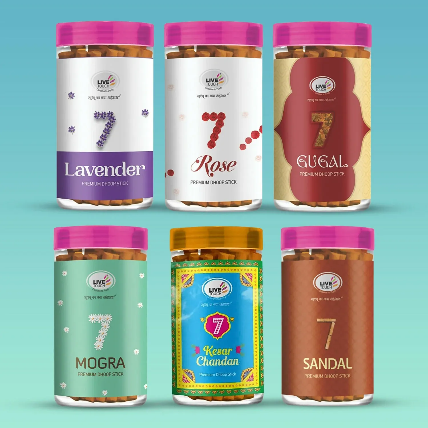 Premium Premium Dhoop Stick Combo – 6 Fragrances for Soothing Aromas - Buy Online at Alikart