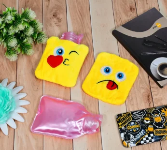 Mini Hot Water Bag – Emoji Design for Pain Relief | XcelCraft