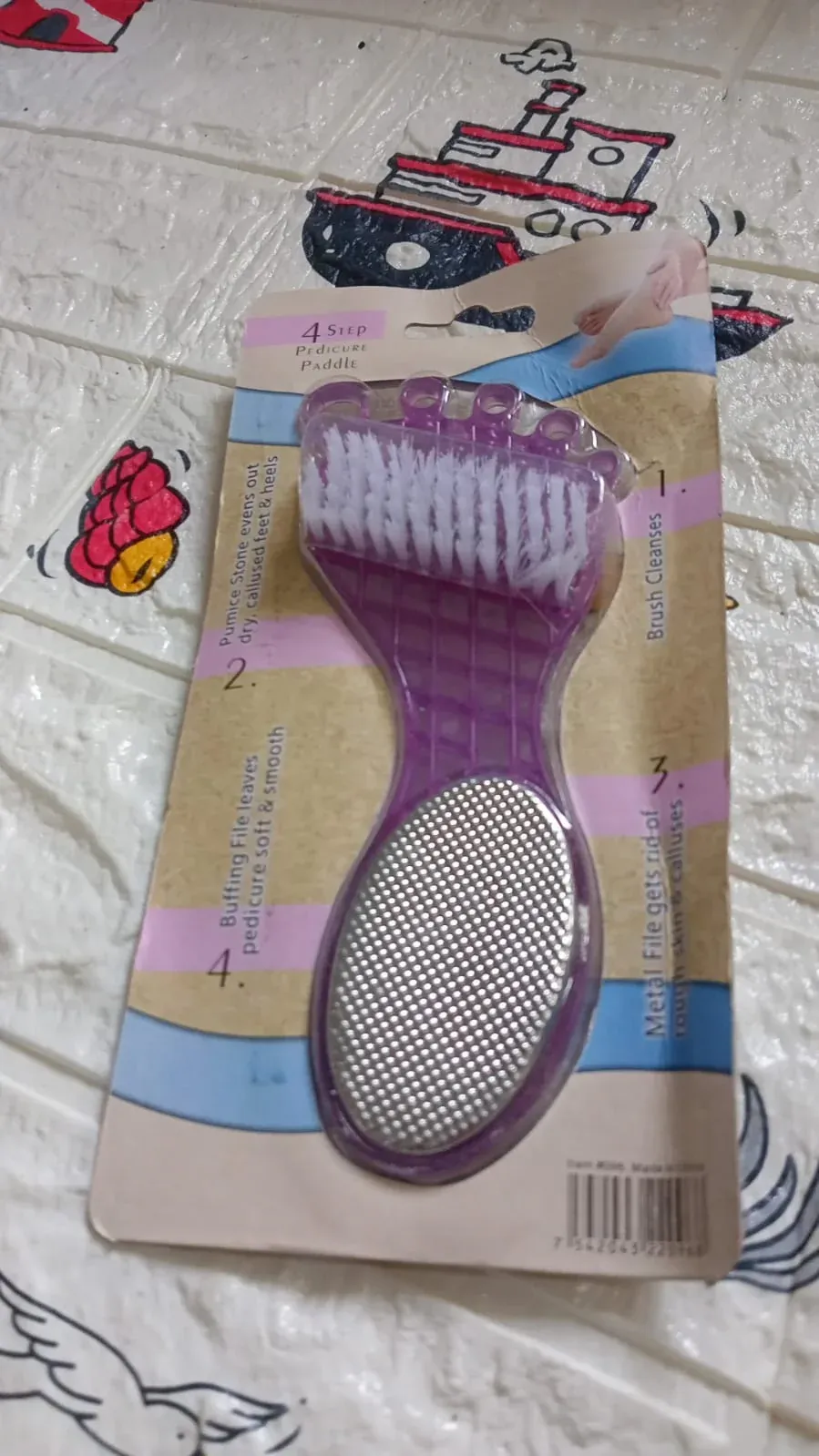 4-in-1 Pedicure Tool – Pumice & Emery File for Smooth Feet | VelvaBloom - Detailed Feature View 7