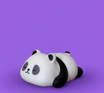 Cute Panda Sleeping LED Night Lamp for Kids’ Bedroom