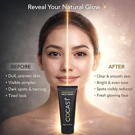 Cocast Whitening Face Wash for Radiant & Clear Skin (60 gm) - Detailed Feature View 3
