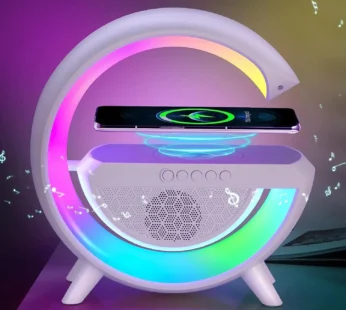 3-in-1 Multi-Function LED Night Lamp with Bluetooth Speaker, Wireless Charging, for Bedroom for Music, Party and Mood Lighting – Perfect Gift for All Occasions  blootuth speaker (Media Player)