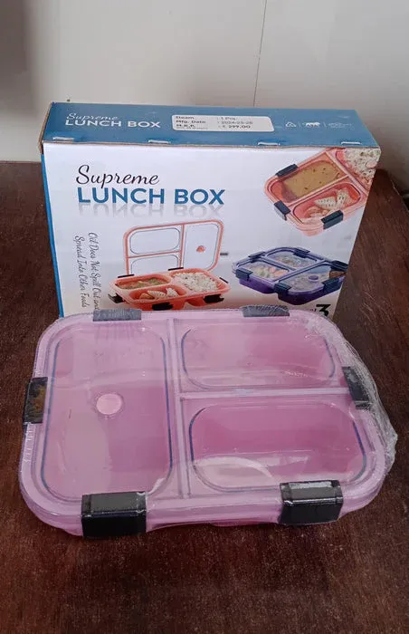 Customized Insulated Lunch Box – 3 Compartment | CustomSpot - Detailed Feature View 6