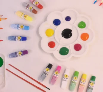 Water Colour Kit for Kids – 15-in-1 Vibrant Paint Set
