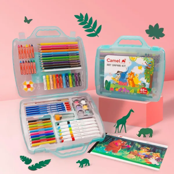 Art Safari Kit – 65+ Creative Art Supplies in Carry Case