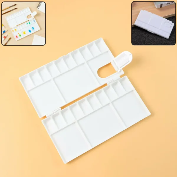Small Folding Paint Palette – Compact & Portable for Artists
