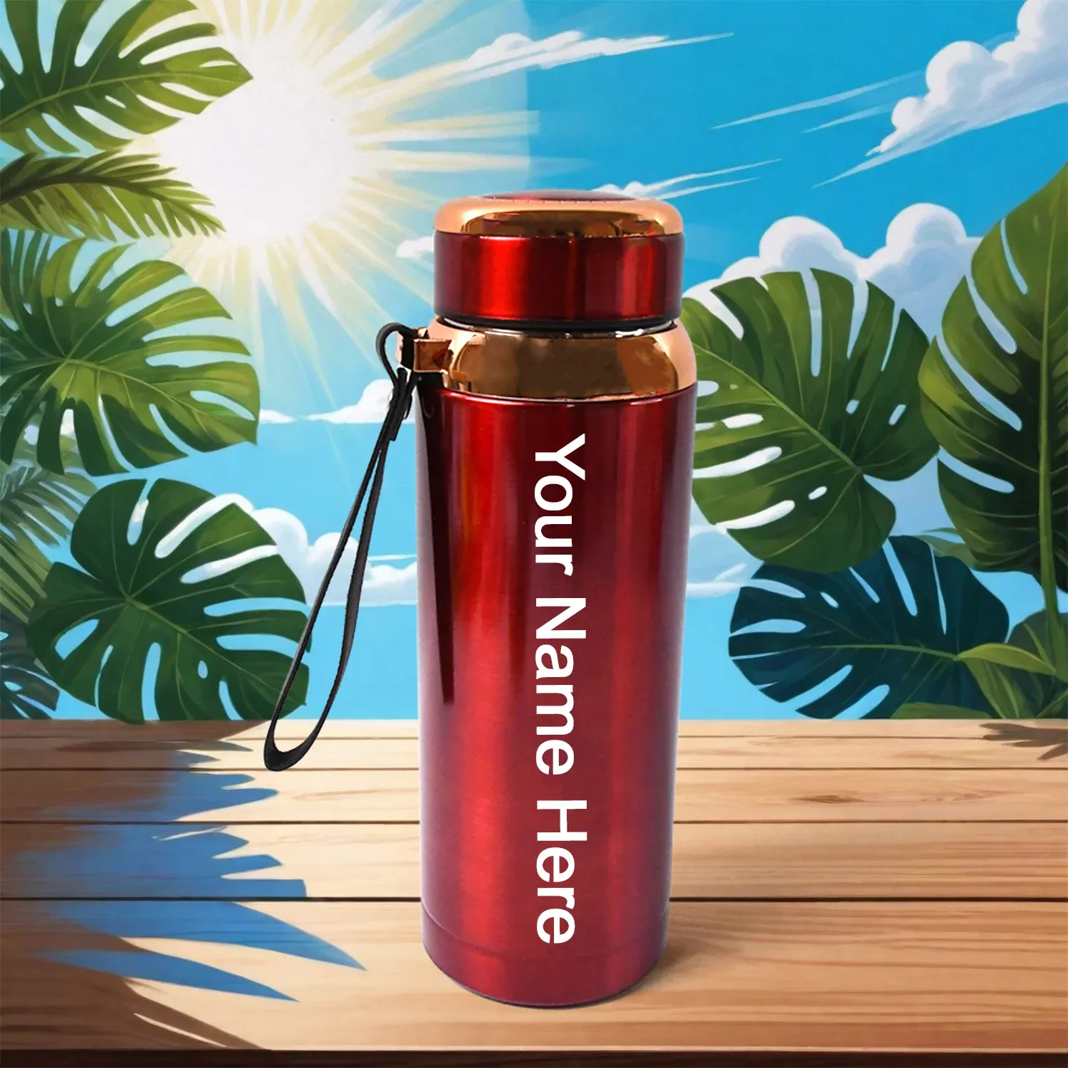 Premium Custom Printed Vacuum Insulated Water Bottle – 800ml Durable Flask - Buy Online at Alikart
