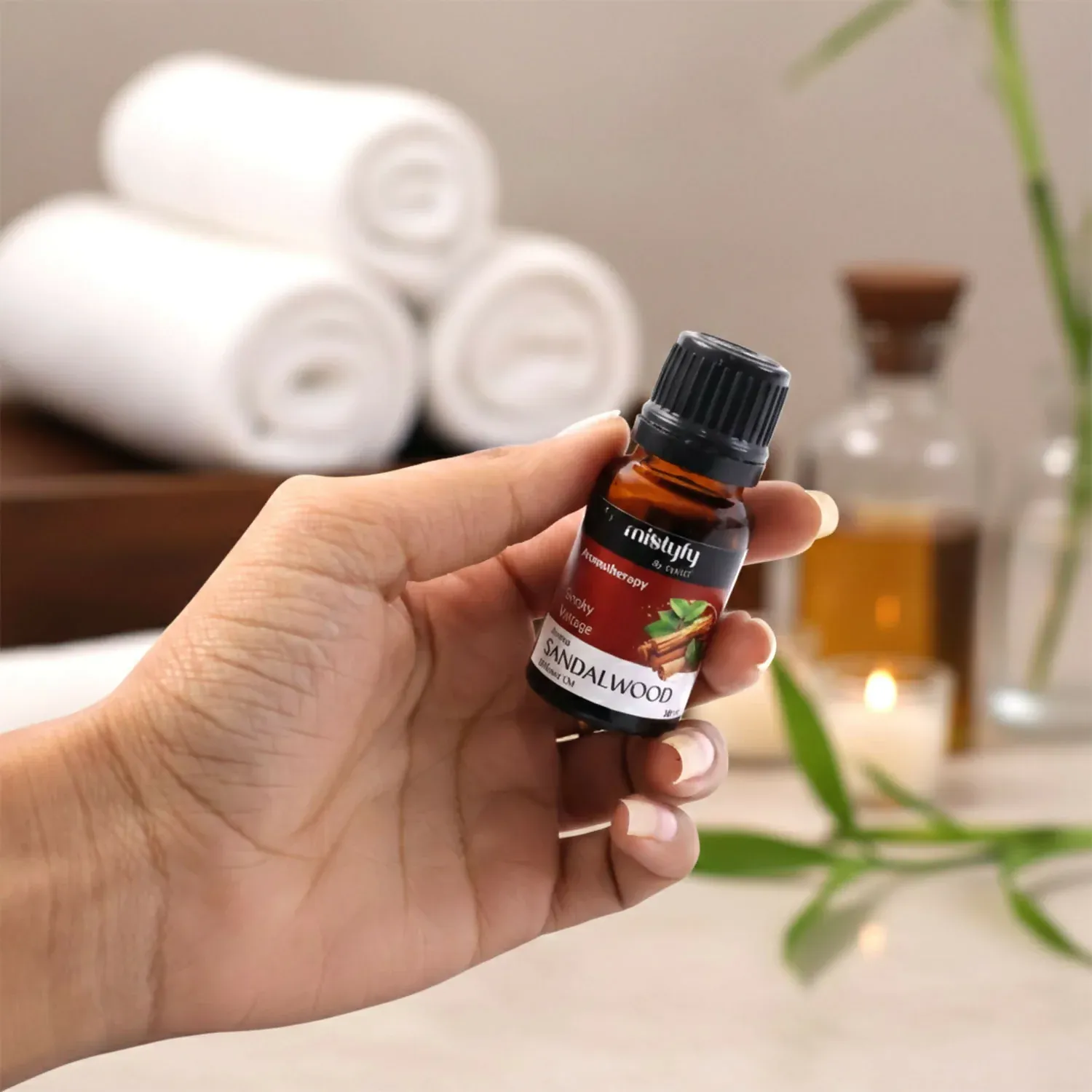 Eyelet Sandalwood Aromatherapy Diffuser Oil 10ML - Detailed Feature View 5