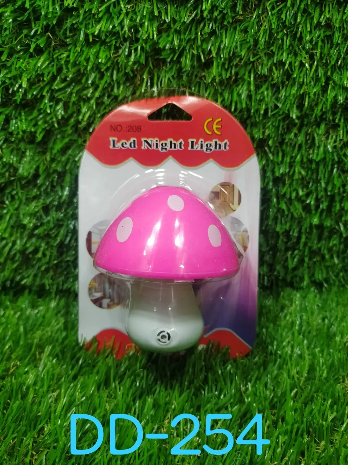 Automatic Night Sensor Mushroom Lamp (0.2 watt, Multicolour) - Detailed Feature View 6