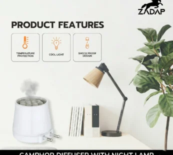 Kapoor Dani – Safe Electric Wooden Camphor Burner & Night Lamp