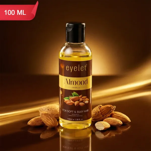 Eyelet Almond Hair Oil 100ml – Nourish & Smooth Hair Naturally