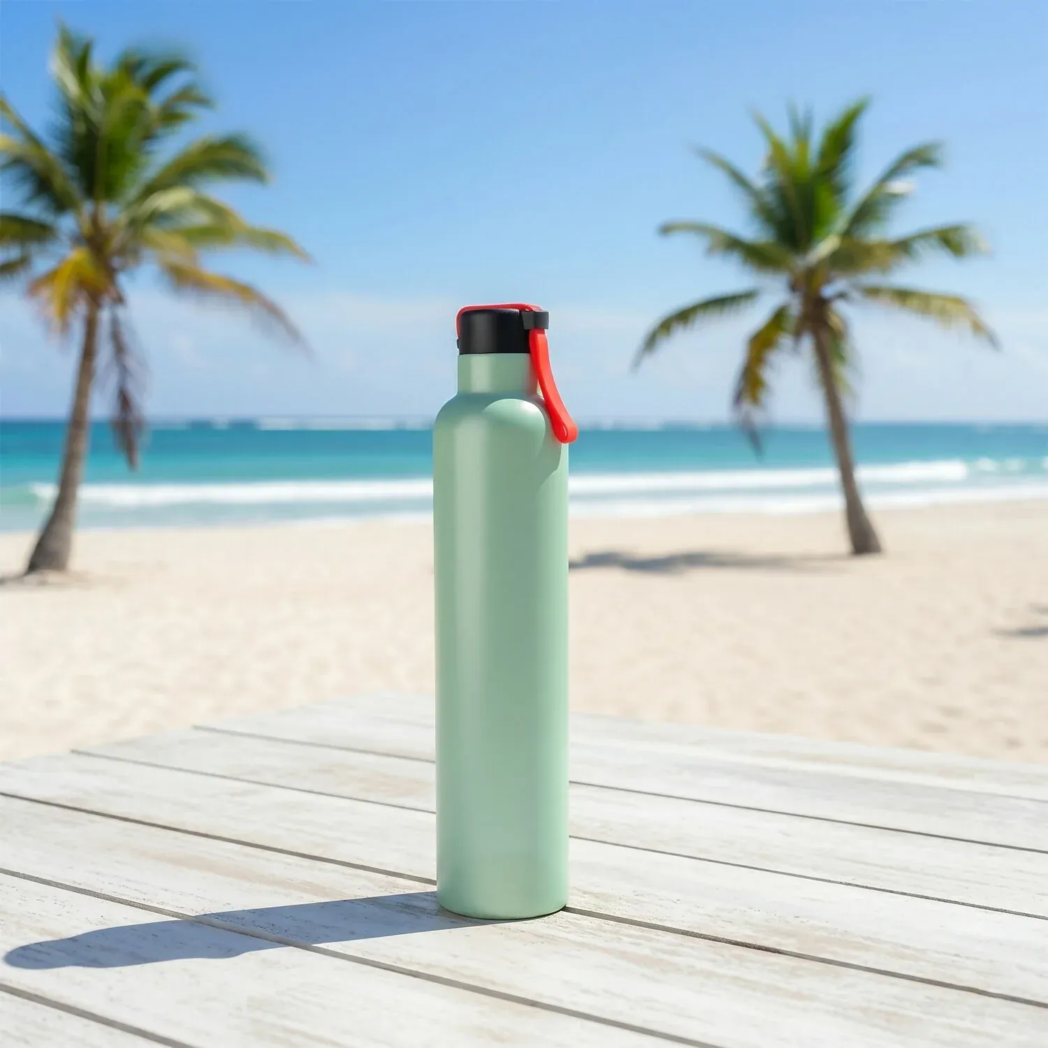 Premium 1000ML Stainless Steel Vacuum Insulated Water Bottle - Detailed Feature View 3