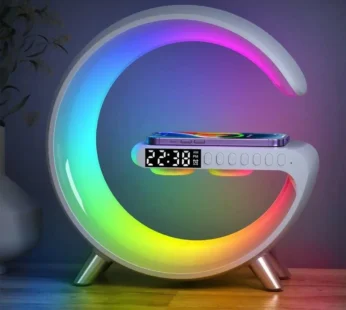 RGB Wireless Charging Speaker Lamp with Alarm & Night Light