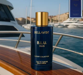 Bellavita B.L.U. Man Eau De Parfum 100 ML – Fresh Aquatic Scent