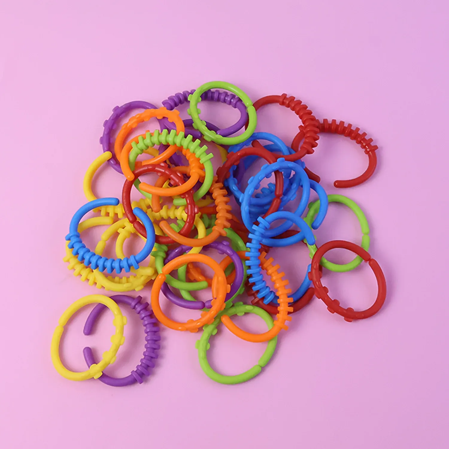 Baby Learning Links – 36 Pc Educational Toy Set for Motor Skills - Detailed Feature View 5