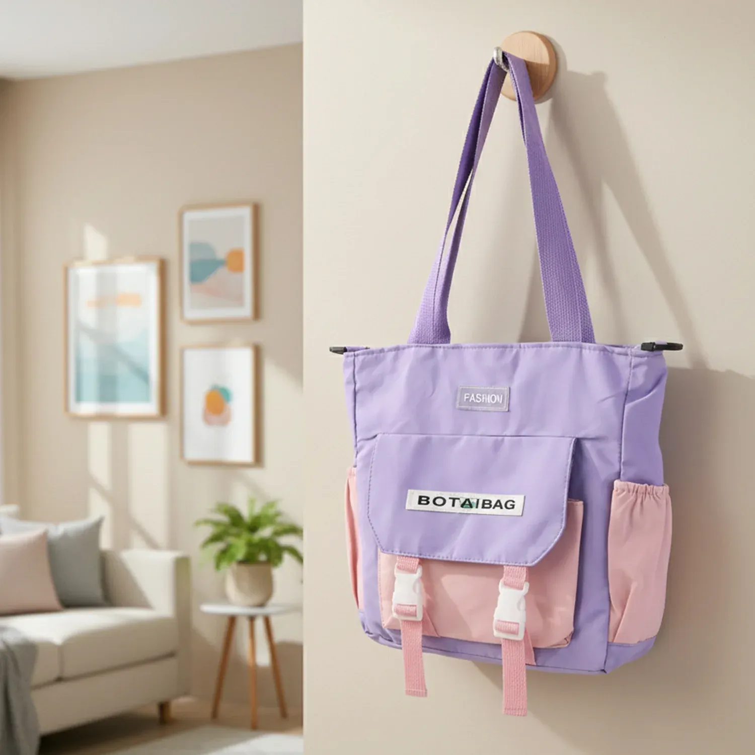 Premium Multi-Pocket Shoulder Tote Sling Bag for Women & Girls - Buy Online at Alikart