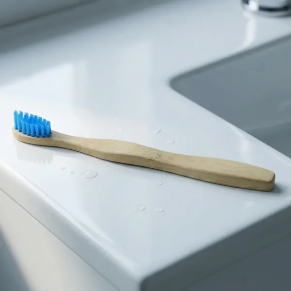 Eco-Friendly Wooden Handle Toothbrush with Soft Bristles – 1 Pc