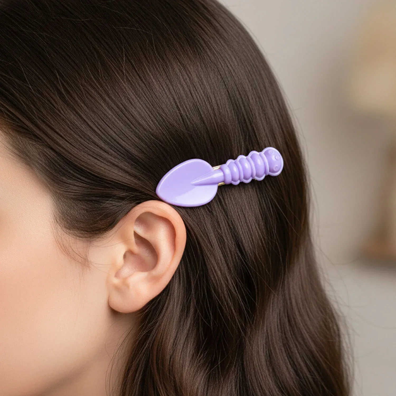 Cute Cartoon Food Shape Hair Clips Set (4 Pc) - Detailed Feature View 2