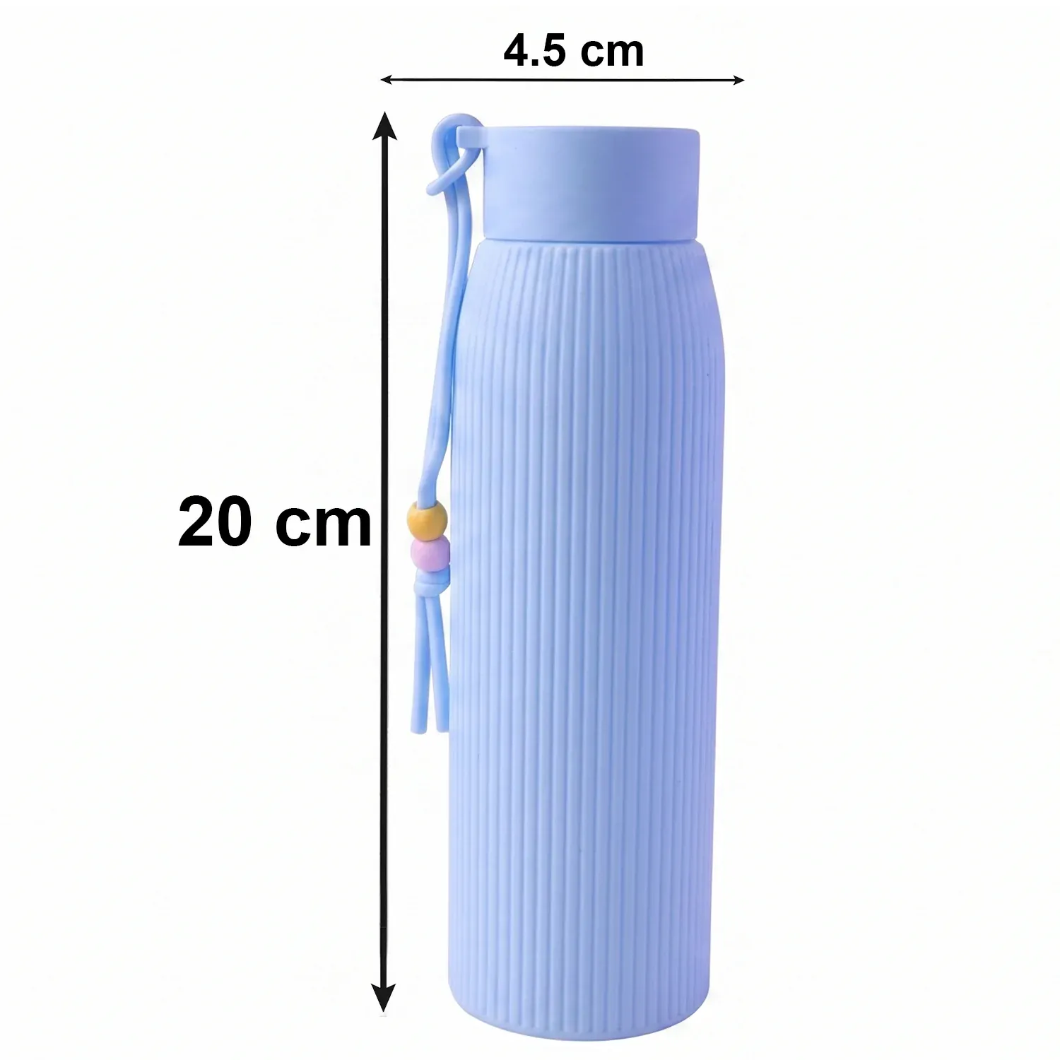 Glass Water Bottle – Stylish & Leakproof for Daily Use - Detailed Feature View 5