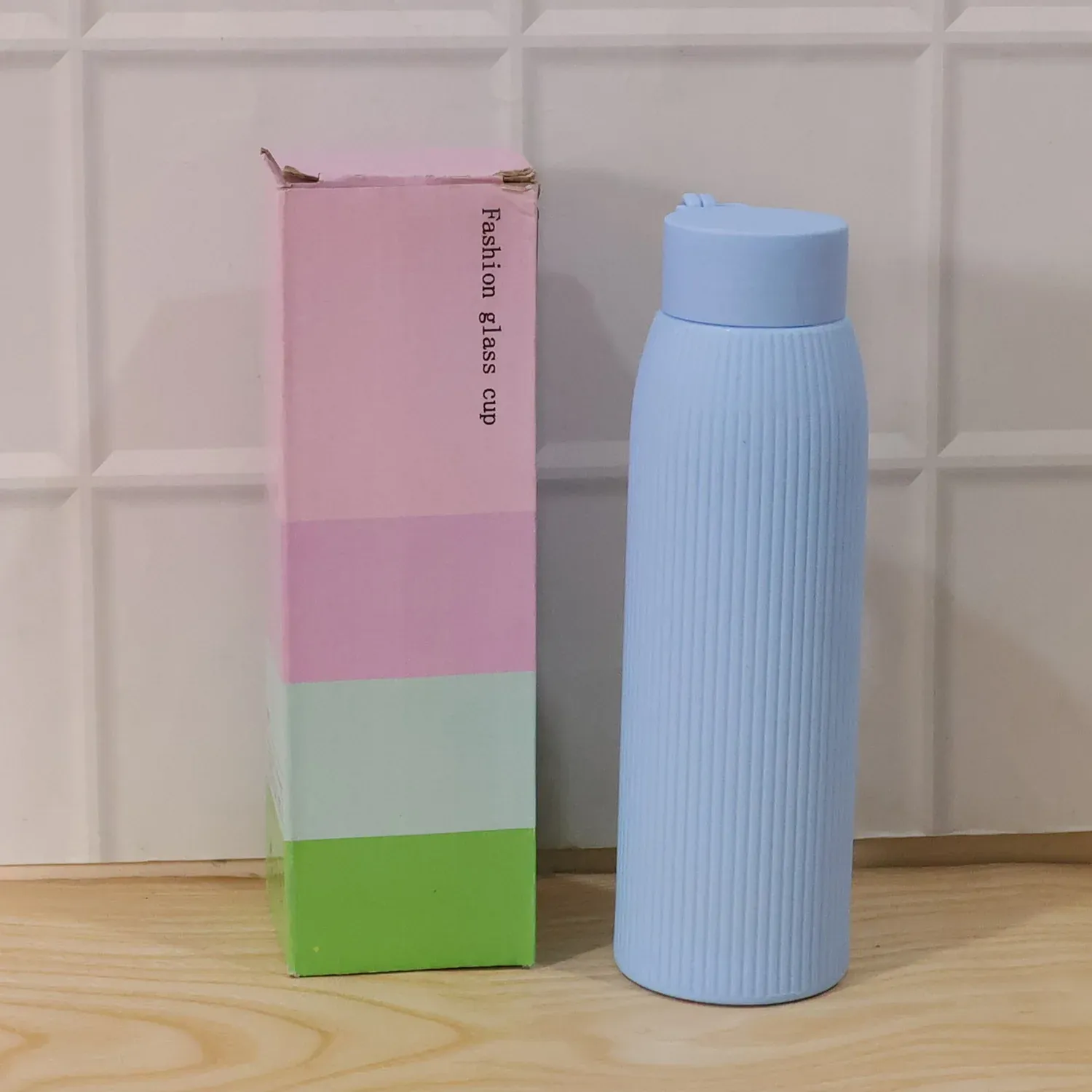 Glass Water Bottle – Stylish & Leakproof for Daily Use - Detailed Feature View 8